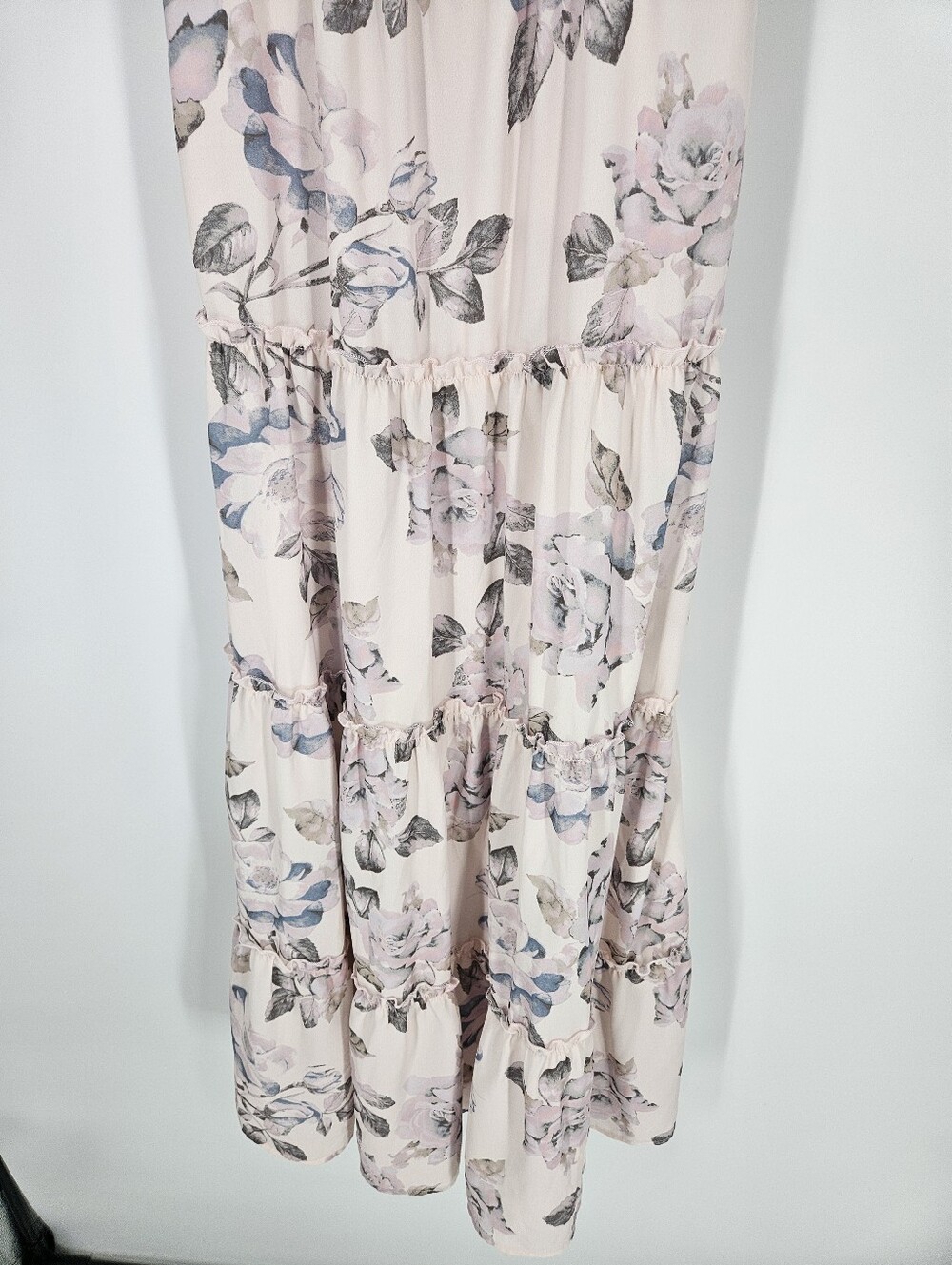 Show Me Your Mumu Pastel Floral Tie Back Lovely Midi Dress - Picture 4 of 13